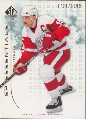 2009-10 SP AUTHENTIC - STEVE YZERMAN #154 SP ESSENTIALS 1724/1999