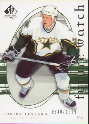 2005-06 SP AUTHENTIC - JUNIOR LESSARD #241 FUTURE WATCH 540/1999