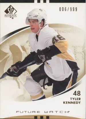 2007-08 SP AUTHENTIC - TYLER KENNEDY #186 FUTURE WATCH 6/999