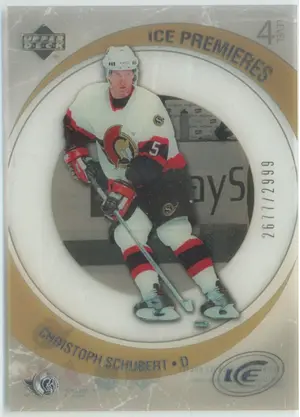 2005-06 ICE - CHRISTOPH SCHUBERT #178 ICE PREMIERES 2677/2999