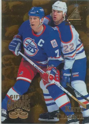 1995-96 PINNACLE - KEITH TKACHUK #1 GIFTED GRINDERS