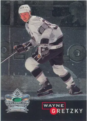 1995-96 PARKHURST INTERNATIONAL - WAYNE GRETZKY #6 CROWN COLLECTION SILVER