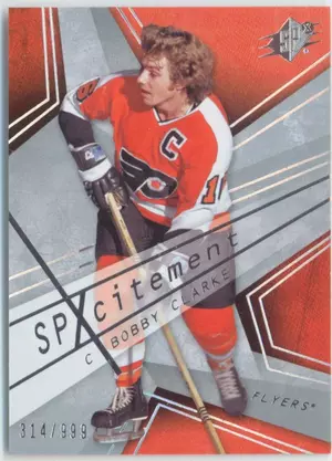 2008-09 SPX - BOBBY CLARKE #X4 SPXCITEMENT 314/999