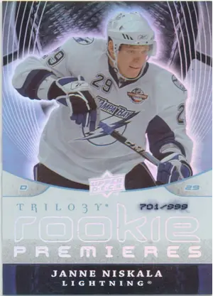 2008-09 TRILOGY - JANNE NISKALA #110 ROOKIE 701/999