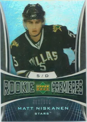 2007-08 TRILOGY - MATT NISKANEN #140 ROOKIE 432/999