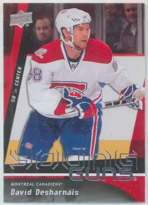 2009-10 UPPER DECK - DAVID DESHARNAIS #470 YOUNG GUNS