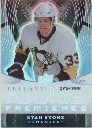 2008-09 TRILOGY - RYAN STONE #114 ROOKIE 176/999