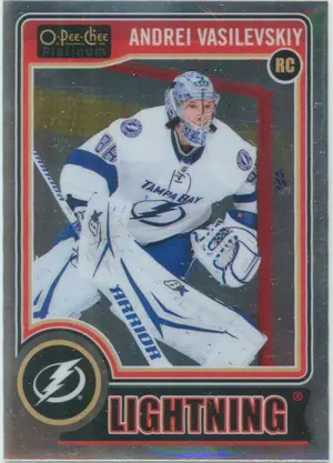 2014-15 O-PEE-CHEE PLATINUM - ANDREI VASILEVSKIY #166 ROOKIE