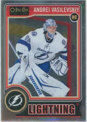 2014-15 O-PEE-CHEE PLATINUM - ANDREI VASILEVSKIY #166 ROOKIE