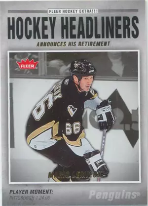 2006-07 FLEER - MARIO LEMIEUX #HL6 HOCKEY HEADLINERS