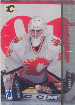 2003-04 BE A PLAYER MEMORABILIA - BRENT KRAHN #198 ROOKIE
