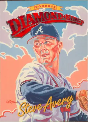 1994 Donruss - Steve Avery #DK-3 Diamond Kings