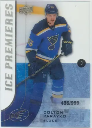 2015-16 ICE - COLTON PARAYKO #168 PREMIERES 485/999