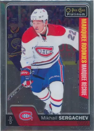 2016-17 O-PEE-CHEE PLATINUM - MIKHAIL SERGACHEV #161 MARQUEE ROOKIE