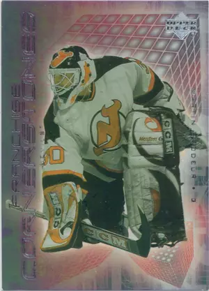 2001-02 UPPER DECK - MARTIN BRODEUR #FC8 FRANCHISE CORNERSTONES
