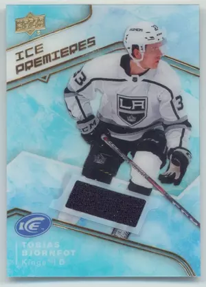 2019-20 UPPER DECK ICE - TOBIAS BJORNFOT #IPJ-TB ICE PREMIERES JERSEYS