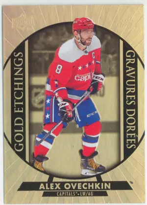 2020-2021 TIM HORTONS - ALEX OVECHKIN #G-10 GOLD ETCHINGS