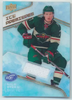 2019-20 ICE - NICO STURM #IPJ-ST PREMIER JERSEYS