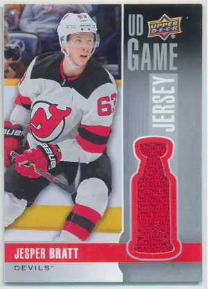 2019-20 UPPER DECK - JESPER BRATT #GJ-JB GAME JERSEY
