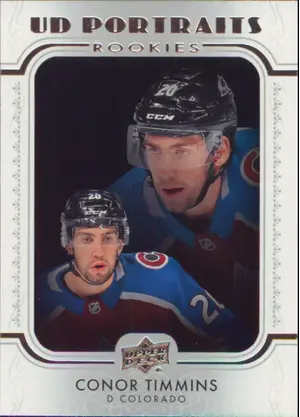 2019-20 UPPER DECK - CONOR TIMMINS #P-89 UD PORTRAITS
