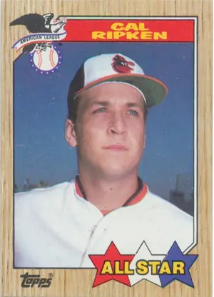 1987 Topps - Cal Ripken #609 All-Star