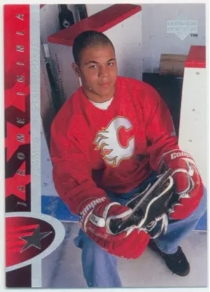 1996-97 UPPER DECK - JAROME IGINLA #181 STAR ROOKIE