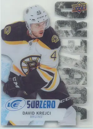 2016-17 ICE - DAVID KREJCI #SZ-41 SUBZERO