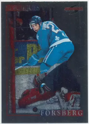 1995-96 SCORE - PETER FORSBERG #31 BLACK ICE