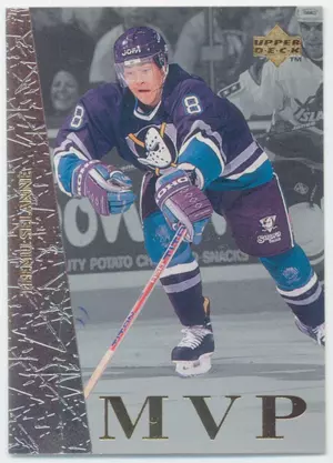 1996-97 COLLECTOR'S CHOICE - TEEMU SELANNE #UD7 MVP