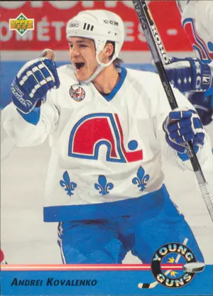 1992-93 UPPER DECK - ANDREI KOVALENKO #567 YOUNG GUNS