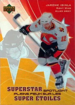 2005-06 McDONALD'S - JAROME IGINLA #SS4 SUPERSTAR SPOTLIGHT
