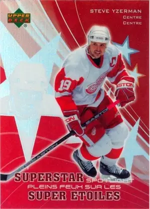 2005-06 McDONALD'S - STEVE YZERMAN #SS9 SUPERSTAR SPOTLIGHT