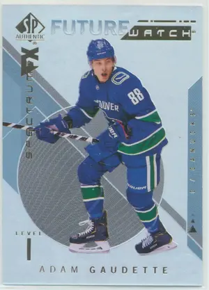 2018-19 SP AUTHENTIC - ADAM GAUDETTE #S-50 SPECTRUM FX (UNSCRATCHED)