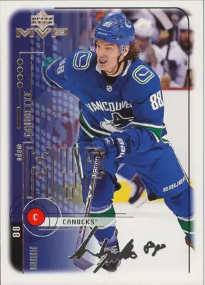 2018-19 MVP - ADAM GAUDETTE #98 20th ANNIVERSARY SILVER SCRIPTS