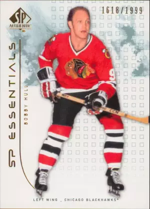 2009-10 SP AUTHENTIC - BOBBY HULL #102 SP ESSENTIALS 1618/1999
