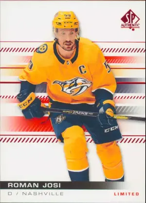 2019-20 SP AUTHENTIC - ROMAN JOSI #84 LIMITED RED