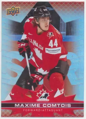 2021-22 TIM HORTONS TEAM CANADA - MAXIME COMTOIS #19