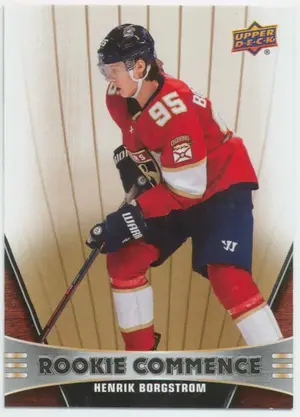 2018-19 UPPER DECK - HENRIK BORGSTROM #RC-HB ROOKIE COMMENCE