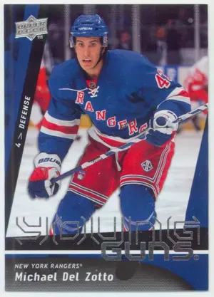 2009-10 UPPER DECK - MICHAEL DEL ZOTTO #206 YOUNG GUNS