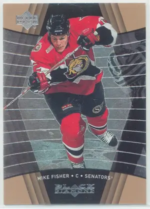 1999-00 BLACK DIAMOND - MIKE FISHER RC #61
