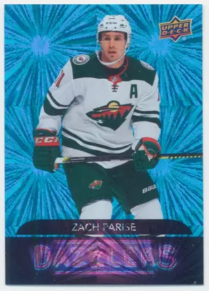 2020-21 UPPER DECK - ZACH PARISE #DZ-73 DAZZLERS BLUE