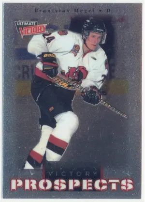 1999-00 ULTIMATE VICTORY - BRANISLAV MEZEI RC #108 SP!