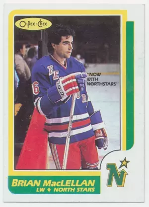 1986-87 O-PEE-CHEE - BRIAN MacLELLAN #33