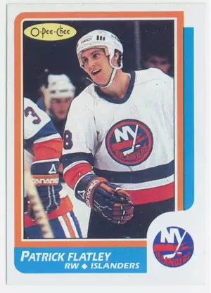 1986-87 O-PEE-CHEE - PATRICK FLATLEY #162