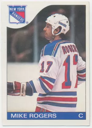 1985-86 O-Pee-Chee - Mike Rogers #39 ⚠