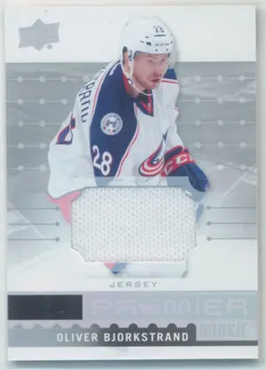 2016-17 PREMIER - OLIVER BJORKSTRAND #R-39 ROOKIE JERSEY