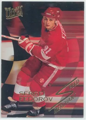 1994-95 FLEER ULTRA - SERGEI FEDOROV #3 SPEED MERCHANT