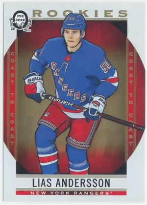 2018-19 O-PEE-CHEE COAST TO COAST - LIAS ANDERSSON #179 ROOKIE