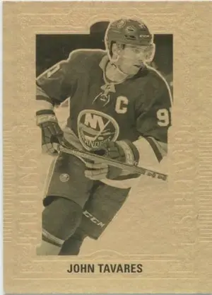 2018-19 TIM HORTONS - JOHN TAVARES #GE-6 GOLD ETCHINGS