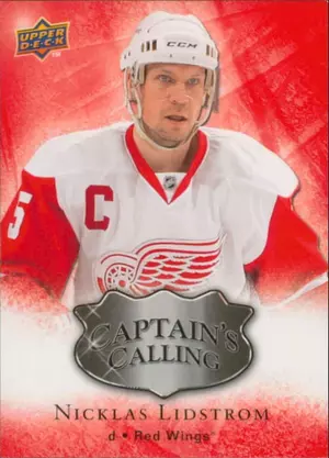 2009-10 UPPER DECK - NICKLAS LIDSTROM #CC6 CAPTAIN'S CALLING
